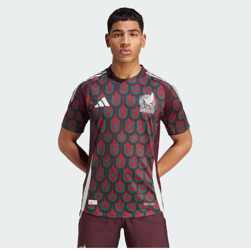 Adidas Mens Mexico home jersey 2024 authentic soccer jersey - Picture 2 of 10
